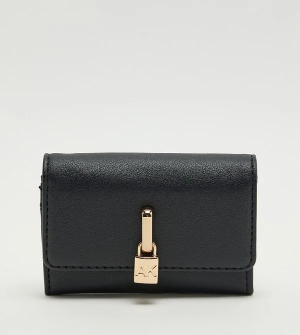 Anne Klein Logo Detail Flap Wallet